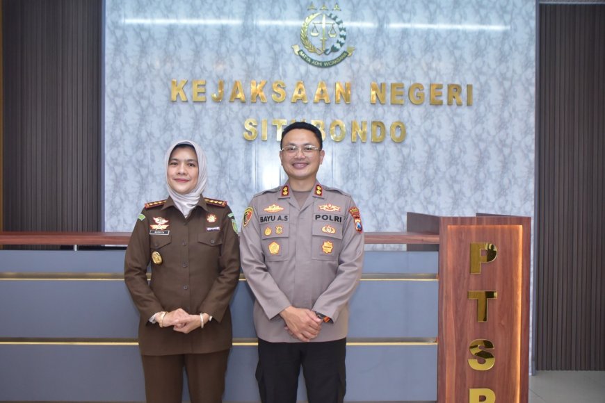 Jalin Sinergitas Antar Institusi Penegak Hukum, Kapolres Situbondo Silaturahmi dengan Kajari