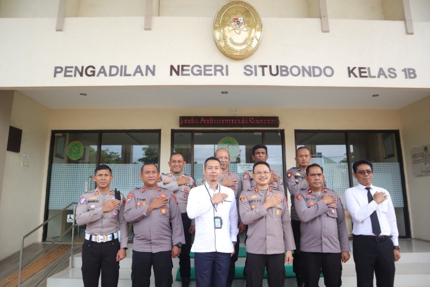 Sinergi APH, Kapolres Situbondo Silaturahmi dengan Ketua Pengadilan Negeri