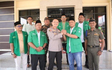 Perkuat Sinergitas, Kapolres Situbondo dan Ketua GP Ansor Komitmen Jaga Kondusifitas Bumi Sholawat Nariyah