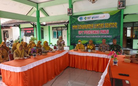 Polsek Panji Hadiri Mini Lokakarya Lintas Sektor UPT Puskesmas Panji Tahun 2026