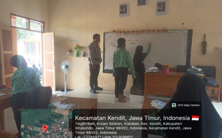 Polsek Kendit Gelar Program “Rabu Berguru”, Edukasi Siswa SDN 03 Klatakan Cintai Matematika