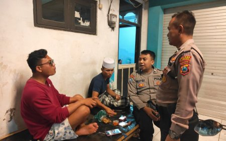 Polsek Panarukan Gelar Patroli Dialogis, Ciptakan Kamtibmas Kondusif di Kilensari