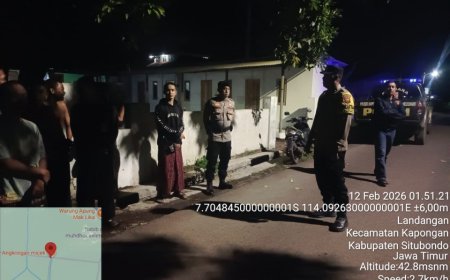 GIAT PATROLI HARKAMTIBMAS DALAM RANGKA ANTISIPASI KRIMINALITAS (3C) UTAMANYA PENCURIAN SEPEDA MOTOR SERTA GANGGUAN KAMTIBMAS LAINNYA DI WILAYAH KAPONGAN