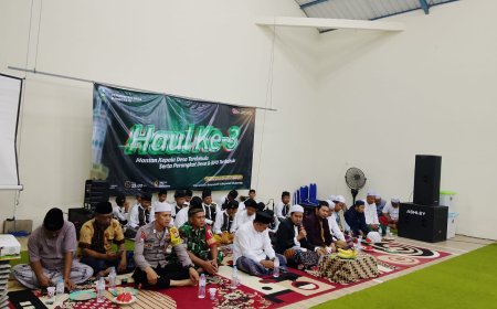 Bhabinkamtibmas Polsek Banyuputih Menghadiri Kegiatan Haul ke-3 Mantan Kepala Desa Sumberejo Kecamatan Banyuputih
