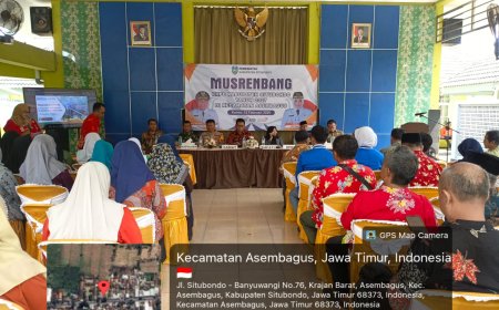POLSEK ASEMBAGUS HADIRI DAN AMANKAN KEGIATAN MUSRENBANG RKPD KABUPATEN SITUBONDO TAHUN 2027 DI KECAMATAN ASEMBAGUS