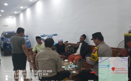 Polsek Panarukan Intensifkan Patroli Dialogis Jelang Ramadhan, Situasi Kamtibmas Tetap Kondusif