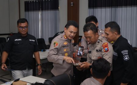Optimalkan Manajemen Media, Kapolres Situbondo Beri Asistensi Langsung ke Operator Polsek Jajaran