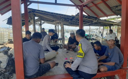 POLSEK MANGARAN GELAR PATROLI HARKAMTIBMAS DI PELABUHAN KALBUT, ANTISIPASI 3C DAN RAWAN BENCANA