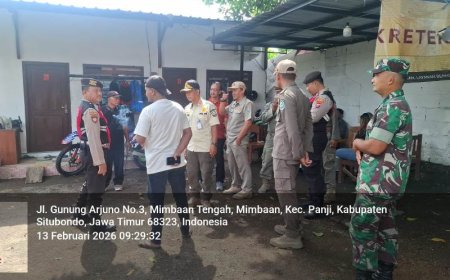 Cegah Penyakit Masyarakat, Tim Gabungan Polres Situbondo Razia Sejumlah Kos-kosan