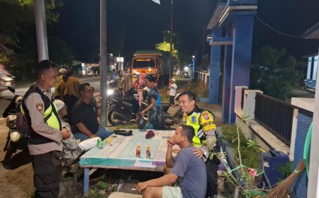Polsek Banyuputih Melaksanakan Patroli Kamtibmas Antisipasi Tindak Kriminalitas di Wilayah Desa Sumberwaru