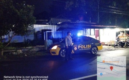 Patroli Blue Light Polsek Panarukan Cegah 3C dan Balap Liar, Wilayah Tetap Kondusif