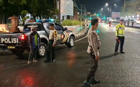 Patroli Blue Light (KRYD) Polsek Besuki, Ciptakan Situasi Aman dan Kondusif di Jalur Pantura Antisipasi Balap Liar dan Kriminalitas.
