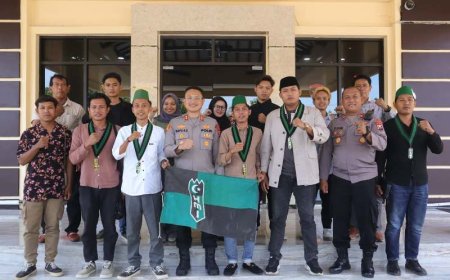 Duduk Bareng di Mapolres, Aktivis HMI Situbondo Wadul ke Kapolres Soal Aksi Sopir Bus Ugal Ugalan