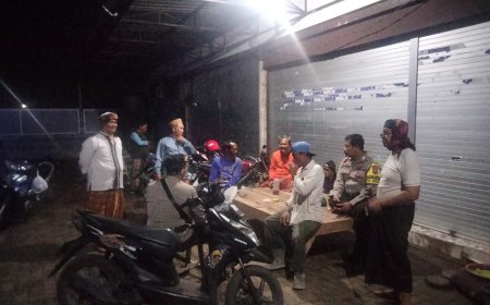 Patroli Blue Light Polsek Mangaran, Jaga Kondusifitas Wilayah di Akhir Pekan