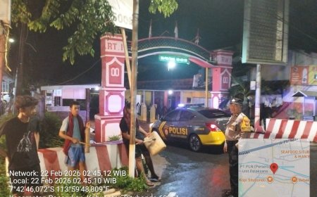 Patroli Blue Light Polsek Panarukan Dini Hari, Situasi Wilayah Aman Kondusif