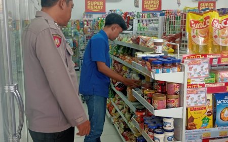 Polsek Mangaran Intensifkan Patroli Harkamtibmas di Objek Vital Alfamart, Antisipasi 3C dan Gangguan Kamtibmas