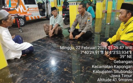 POLSEK KAPONGAN GIAT PATROLI DDS DALAM RANGKA ANTISIPASI KRIMINALITAS UTAMANYA 3C SERTA HIMBAUAN HARKAMTIBMAS