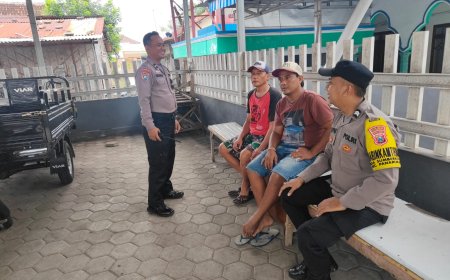 Polsek Panarukan Gelar Patroli Dialogis, Perkuat Kemitraan dan Jaga Kondusifitas Wilayah