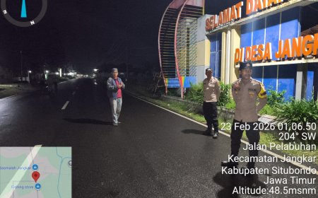 Jaga Kondusifitas Selama Bulan Ramadhan, Polsek Jangkar Bersama Forkopimka Gencar Melaksanakan Patroli