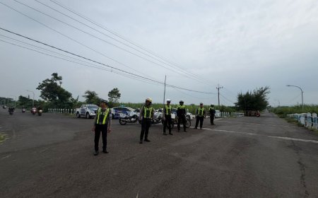 Niat Adu Kencang Langsung Ciut, Satlantas Polres Situbondo 'Standby' di Lokasi Balap Liar Jalur Duwet