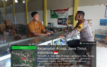 Polsek Arjasa Implementasikan Program Asta Cita Presiden Dukung Ketahanan Pangan Nasional