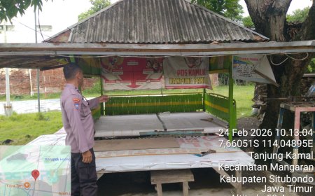 Polsek Mangaran Intensifkan Bina Siskamling, Siapkan Poskamling Tanjung Kamal Menuju Lomba Satkamling Aktif dan Berkelanjutan