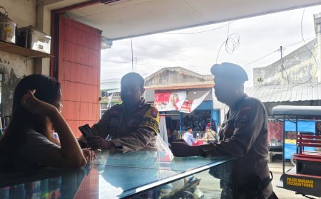 Polsek Mangaran Intensifkan Patroli Pertokoan Emas, Antisipasi 3C dan Peredaran Uang Palsu di Pasar Mangaran