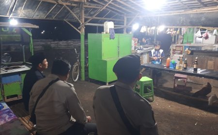 Patroli Blue Light, Polsek Mangaran Intensifkan Harkamtibmas di Wilayah Rawan Malam Hari