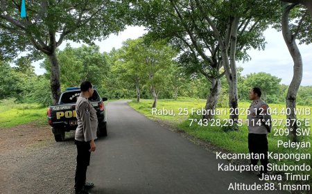 POLSEK KAPONGAN GIAT PATROLI DALAM RANGKA ANTISIPASI GANGGUAN KAMTIBMAS DI BULAN RAMADHAN