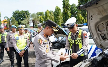 Kapolres Situbondo Pastikan Kendaraan Dinas Siap Melayanai Masyarakat