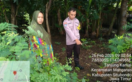 Polsek Mangaran Lakukan Deteksi Dini Terkait Pengaduan Warga di Tanjung Kamal