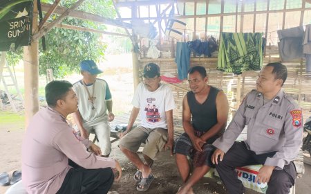 POLSEK KAPONGAN GIAT PATROLI DIALOGIS DALAM RANGKA ANTISIPASI KRIMINALITAS UTAMANYA 3C SERTA HIMBAUAN HARKAMTIBMAS