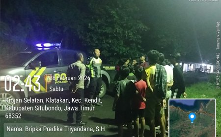 POLSEK KENDIT GELAR PATROLI DAN IMBAUAN HARKAMTIBMAS SELAMA BULAN SUCI RAMADHAN