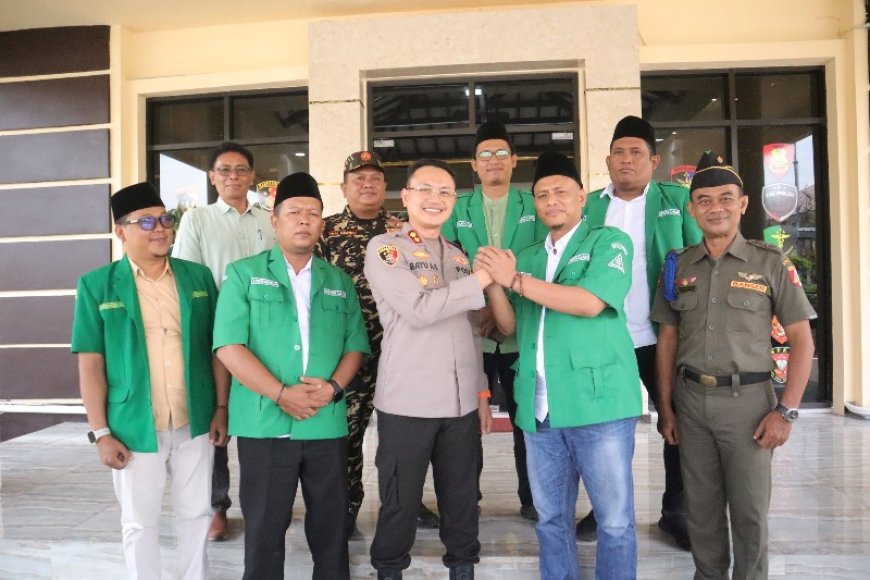 Perkuat Sinergitas, Kapolres Situbondo dan Ketua GP Ansor Komitmen Jaga Kondusifitas Bumi Sholawat Nariyah