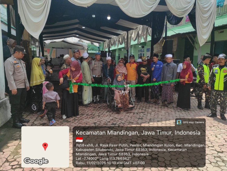 Polsek Mlandingan Amankan Kirab Haflatul Imtihan ke-71 PP Nurul Jadid