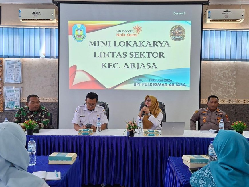 Kapolsek Arjasa Hadiri Mini Lokakarya Lintas Sektor di UPT Puskesmas Arjasa