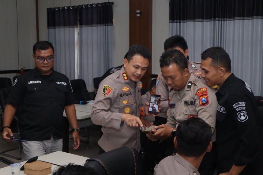 Optimalkan Manajemen Media, Kapolres Situbondo Beri Asistensi Langsung ke Operator Polsek Jajaran