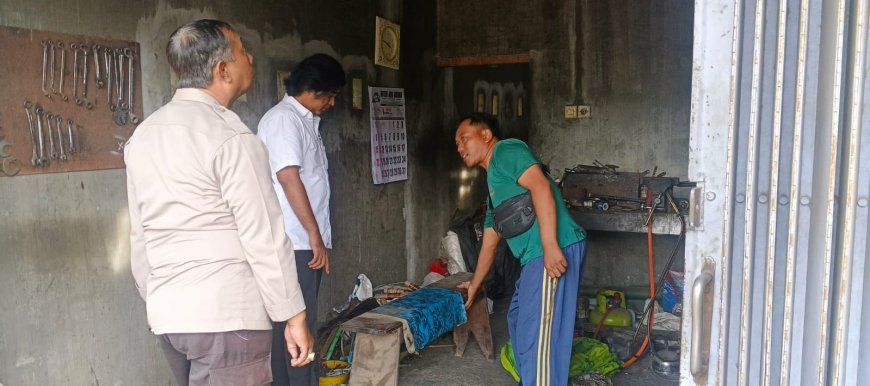 Polsek Banyuputih Mendatangi TKP Pencurian di Desa Banyuputih
