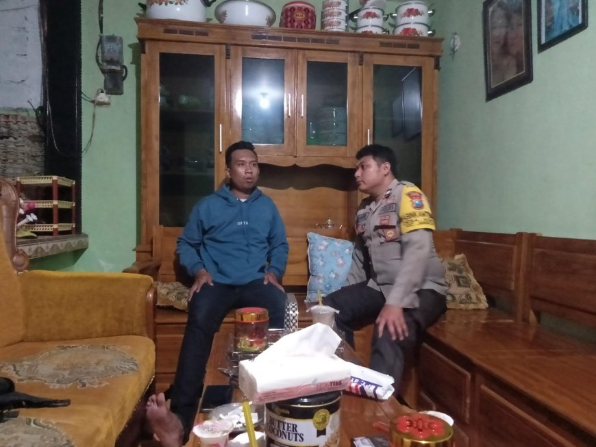 Jaga Kamtibmas, Polsek Jangkar Rutin Melaksanakan Patroli Di Rumah Warga