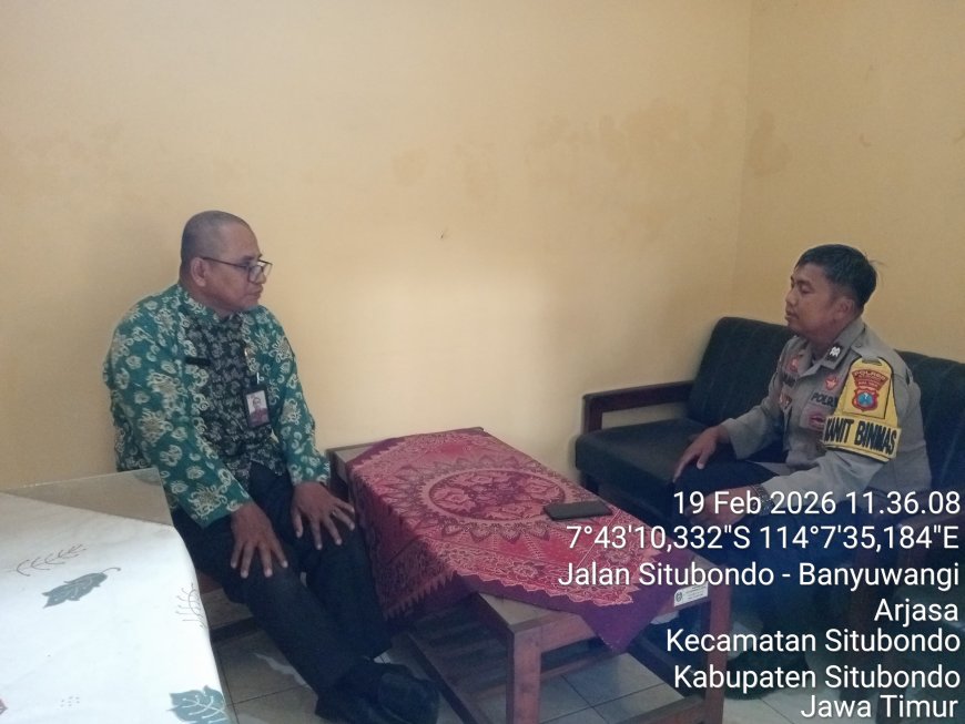 Polsek Arjasa Laksanakan DDS Koordinasi Keberadaan Sekolah Rakyat di Wilayah Kecamatan Arjasa
