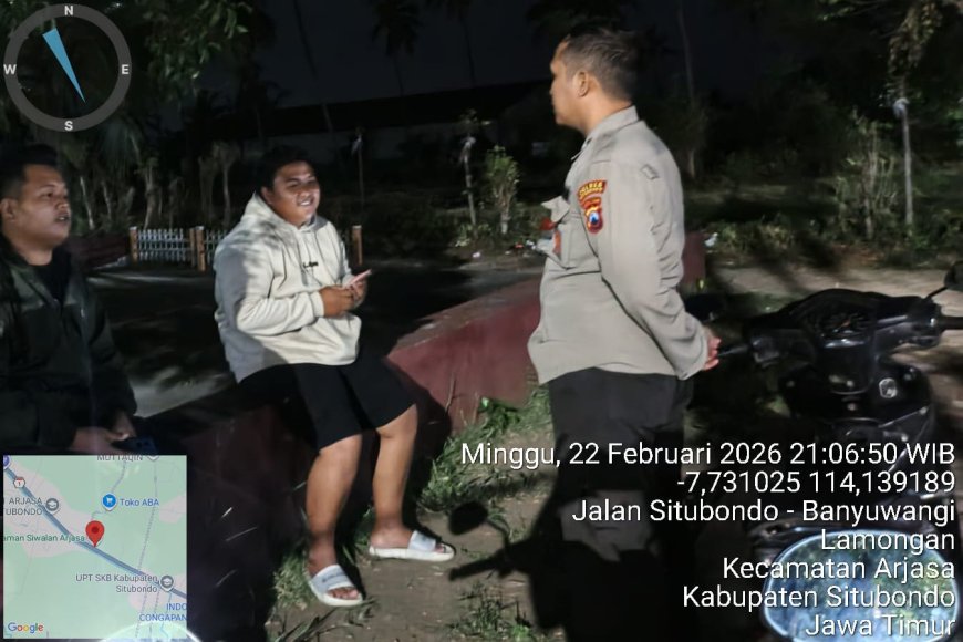 Polsek Arjasa Intensifkan Patroli DDS Jaga Harkamtibmas di Bulan Suci Ramadhan