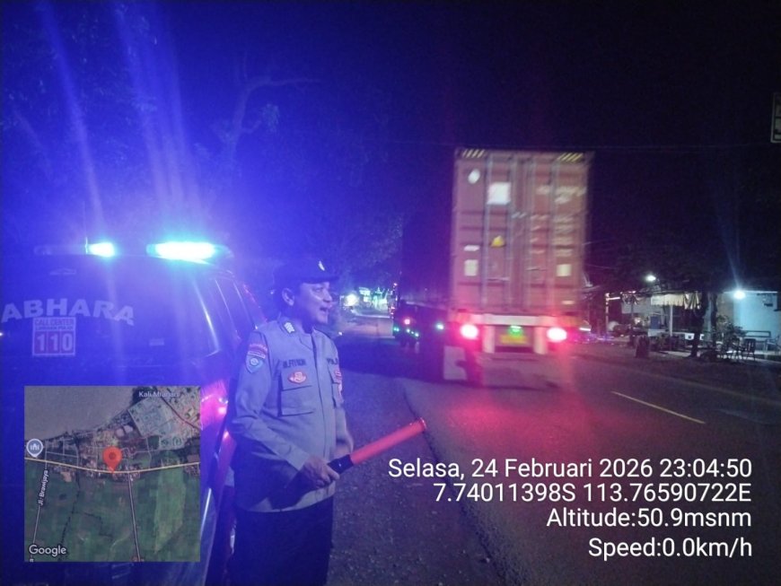 POLSEK MLANDINGAN INTENSIFKAN PATROLI BLUE LIGHT ANTISIPASI 3C DAN LAKA LANTAS DI BULAN RAMADHAN