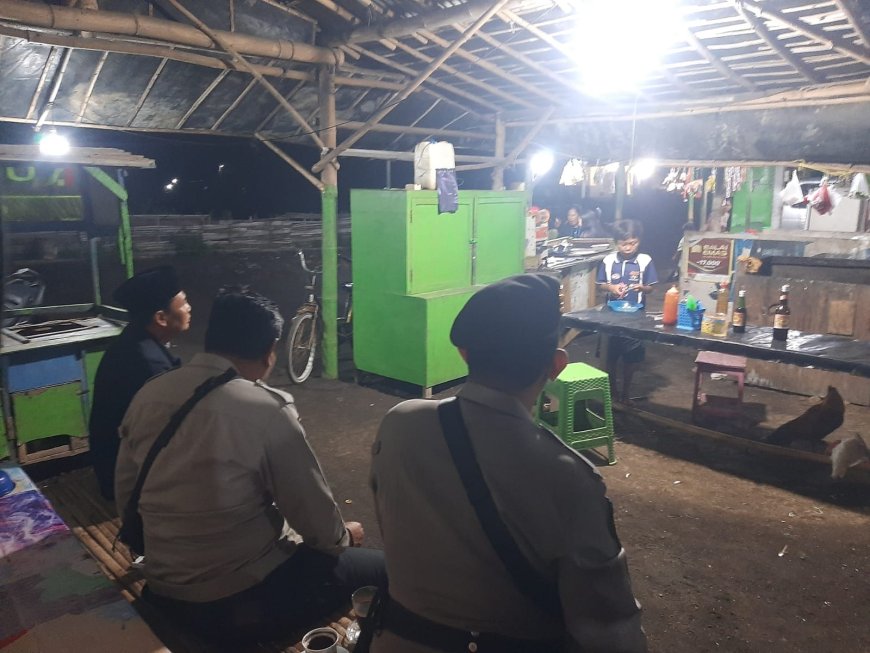 Patroli Blue Light, Polsek Mangaran Intensifkan Harkamtibmas di Wilayah Rawan Malam Hari