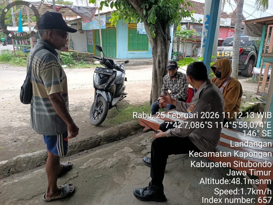 POLSEK KAPONGAN GIAT PATROLI DDS DALAM RANGKA ANTISIPASI KRIMINALITAS UTAMANYA 3C SERTA HIMBAUAN HARKAMTIBMAS