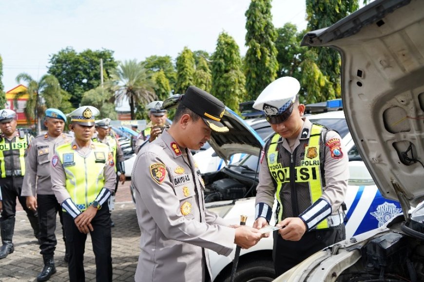 Kapolres Situbondo Pastikan Kendaraan Dinas Siap Melayanai Masyarakat