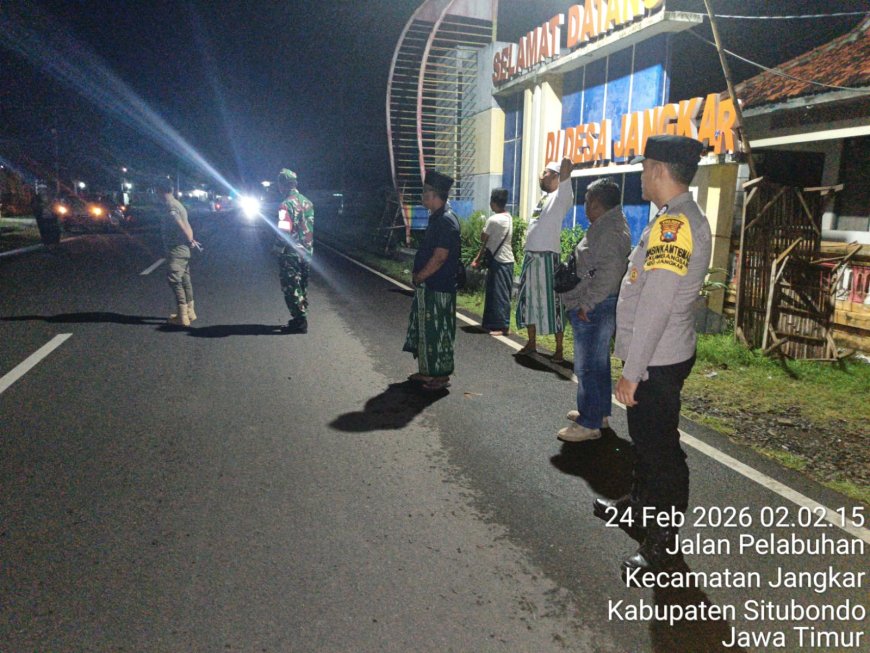 Antisipasi Perang Petasan, Polsek Jangkar Bersama Forkopimca Gencar Melaksanakan Giat Patroli