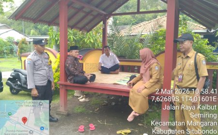 Polsek Mangaran Bina Siskamling Desa Semiring, Dorong Poskamling Aktif dan Berkelanjutan