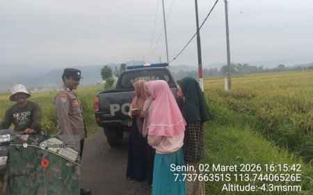 Polsek Mlandingan Gelar Patroli Ngabuburit, Jaga Kondusifitas Ramadhan