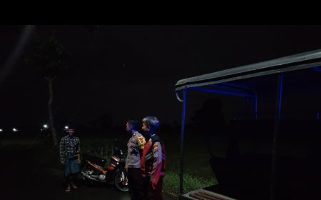 Patroli Blue Light Polsek Arjasa Antisipasi 3C dan Balap Liar Saat Ramadhan
