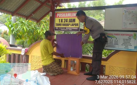 Polsek Mangaran Bina Satkamling Desa Semiring, Tingkatkan Kesiapsiagaan dan Partisipasi Warga